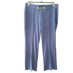NYCC New York Clothing Co Womens Slacks Navy Size 14 Polyester Blend Stretch
